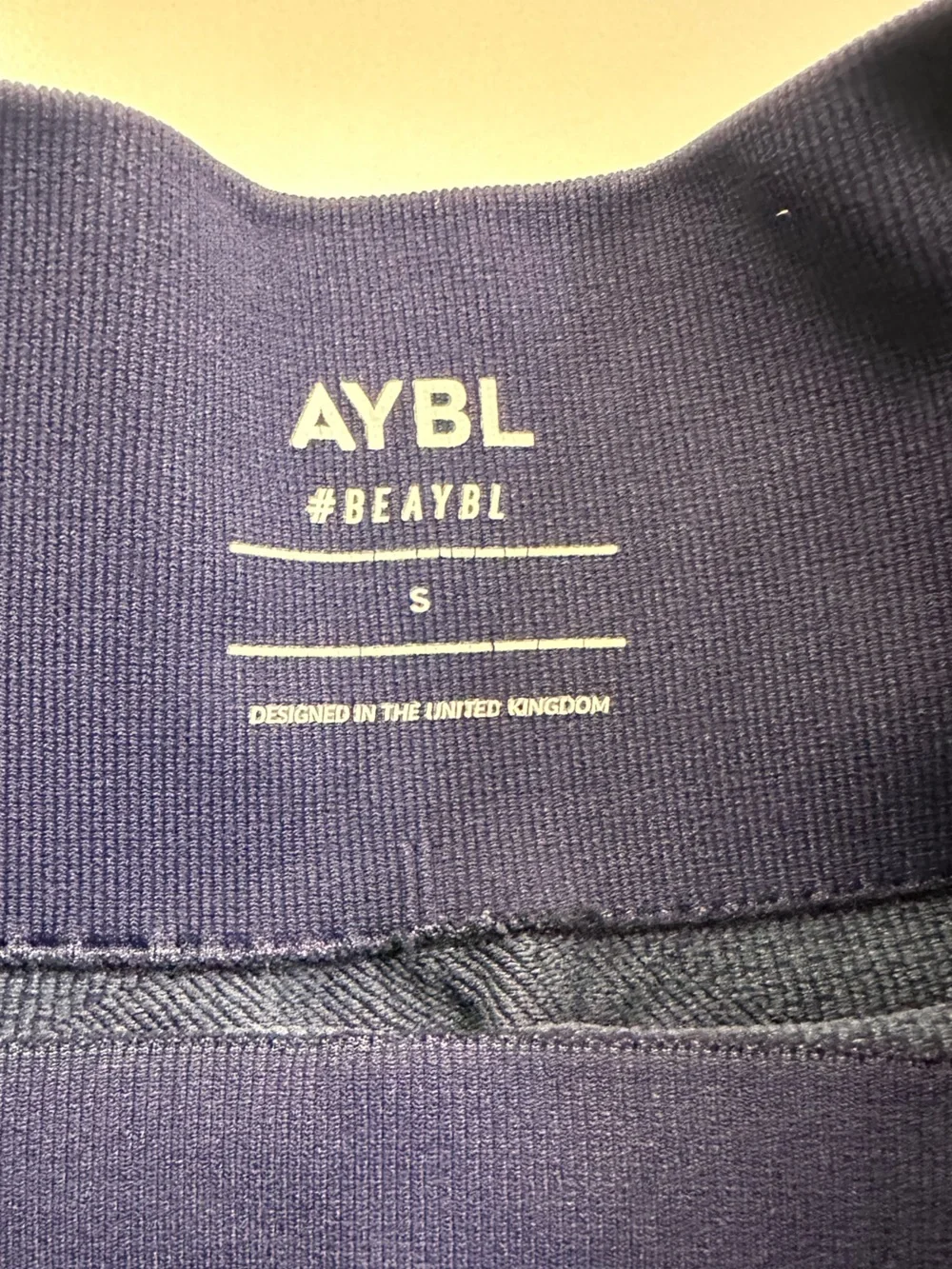 AYBL Navy Ribbed Shorts